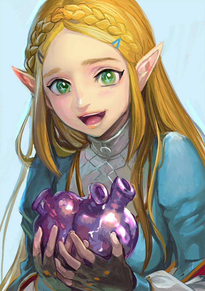 princess zelda (the legend of zelda and 1 more) drawn by yurinko