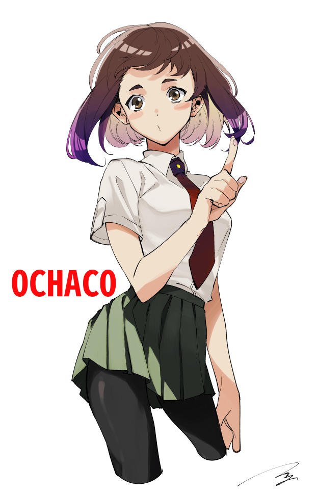 uraraka ochaco (boku no hero academia) drawn by matsuya_(pile)