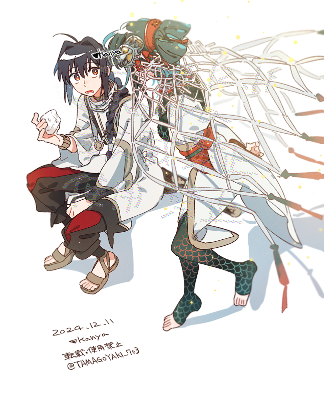 yamato takeru and ototachibana-hime (fate and 1 more) drawn by kanya_(asa_yake01)