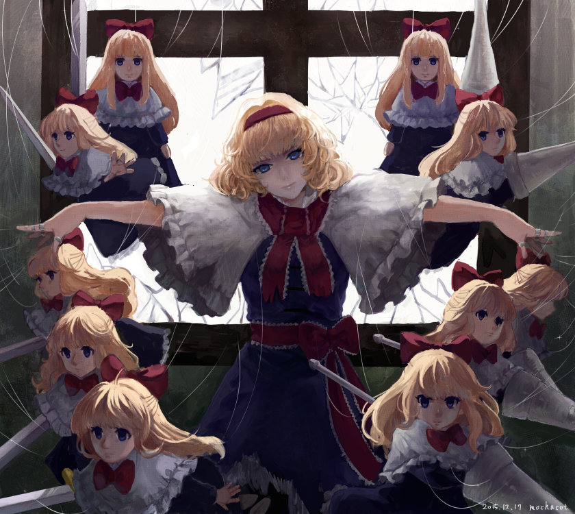 alice margatroid and shanghai doll (touhou) drawn by mochacot