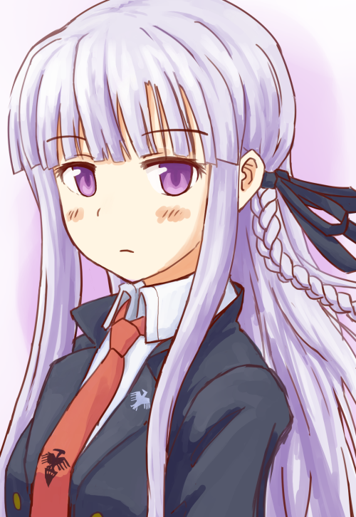 kirigiri kyoko (danganronpa and 1 more) drawn by hemoglo