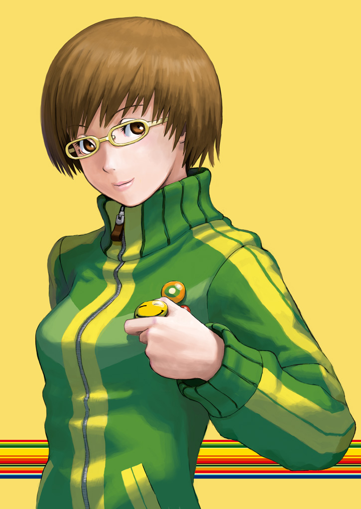 satonaka chie (persona and 1 more) drawn by atam