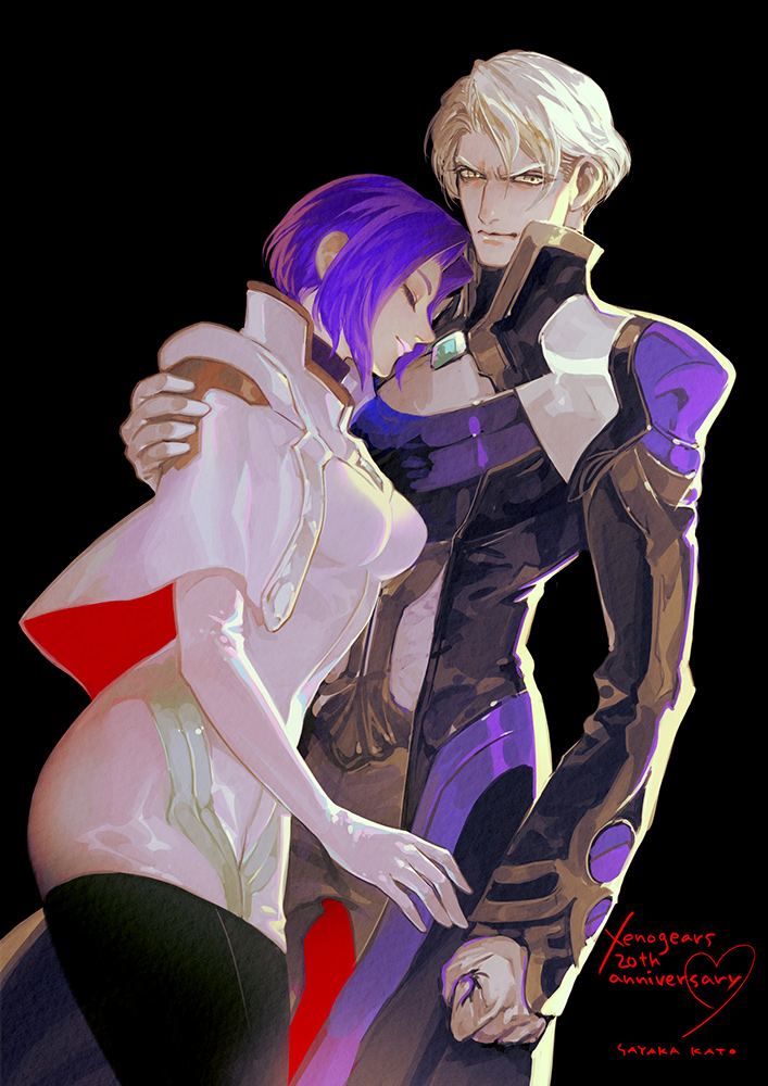 miang hawwa and kahran ramsus (xenogears) drawn by kato_sayaka
