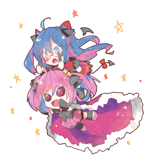 kuroka and etoile (pixiv fantasia and 1 more) drawn by hika_(ozeluk)