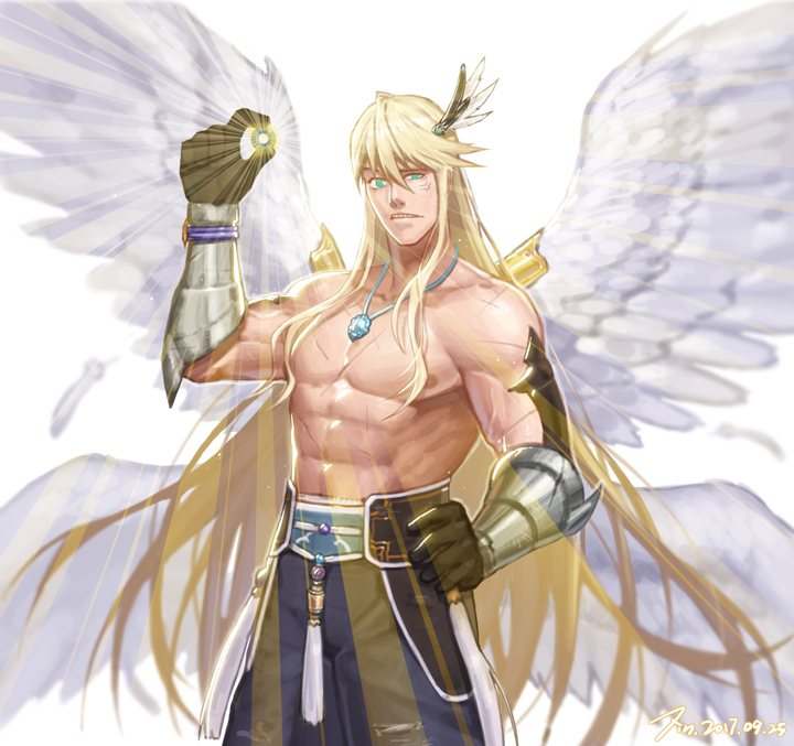 male fighter (dungeon and fighter) drawn by jin_(sirius-j)