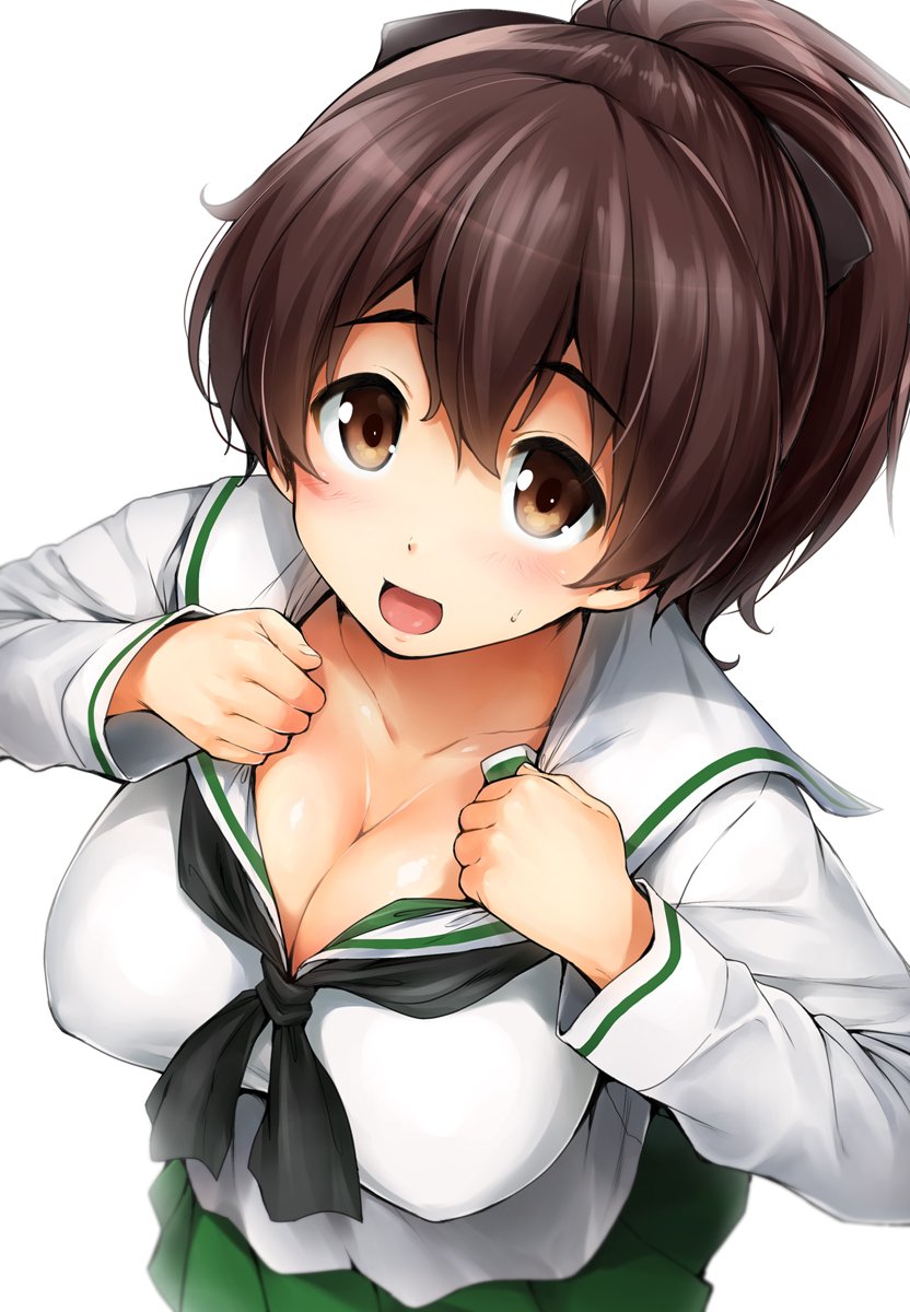 koyama yuzu (girls und panzer) drawn by shinozuka_jouji