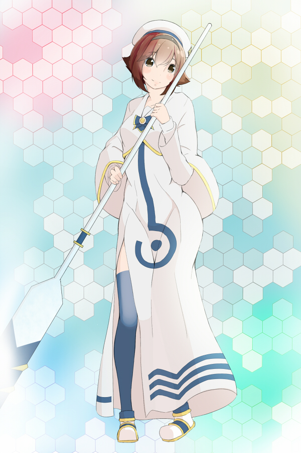 mutsu (kantai collection and 1 more) drawn by momen-tary
