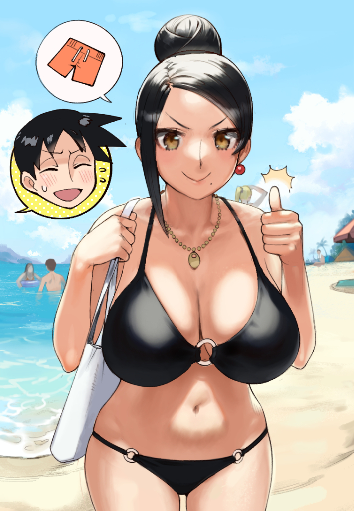takizawa kyouko and kouta takeda (bijin onna joushi takizawa-san) drawn by conto