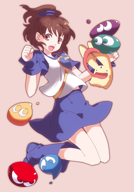 arle nadja, puyo, and carbuncle (puyopuyo and 1 more) drawn by ira96