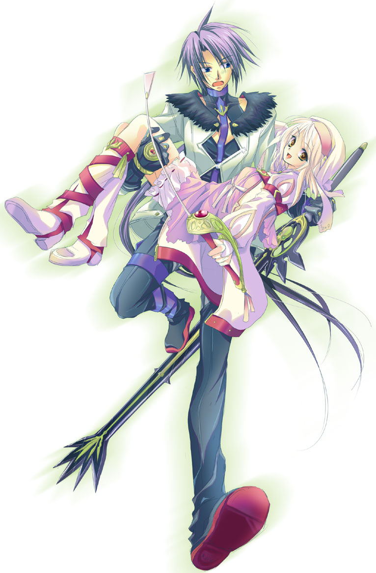 alice and decus (tales of and 2 more) drawn by hozumi_(8/1)