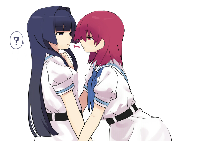 miyanaga teru and hirose sumire (saki and 1 more) drawn by yomosaka