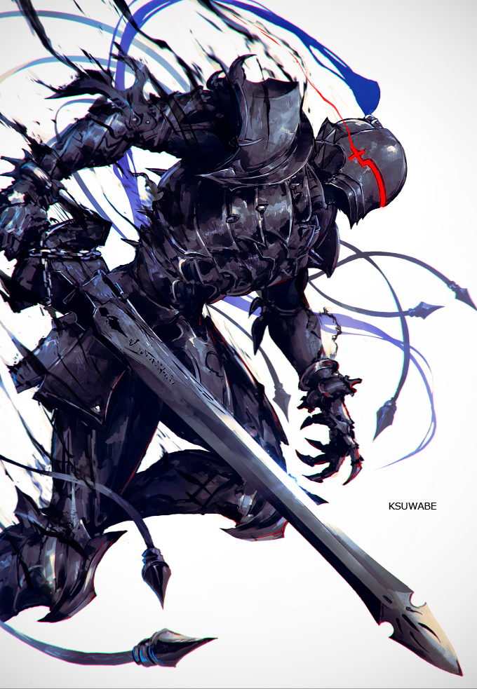 berserker (fate and 1 more) drawn by k-suwabe