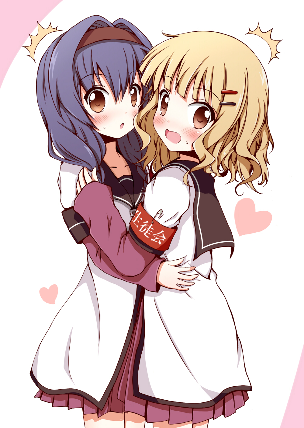 Oomuro Sakurako And Furutani Himawari Yuru Yuri Drawn By Aikawa Ryou Danbooru