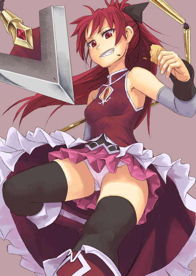 sakura kyoko (mahou shoujo madoka magica) drawn by yuuji_(and)