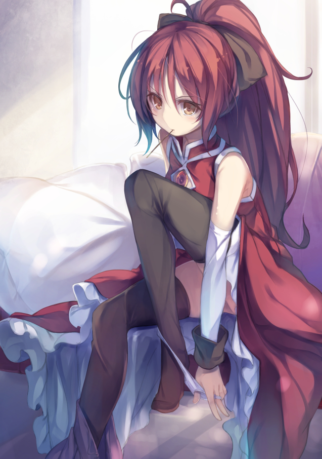 sakura kyoko (mahou shoujo madoka magica) drawn by fal_maro