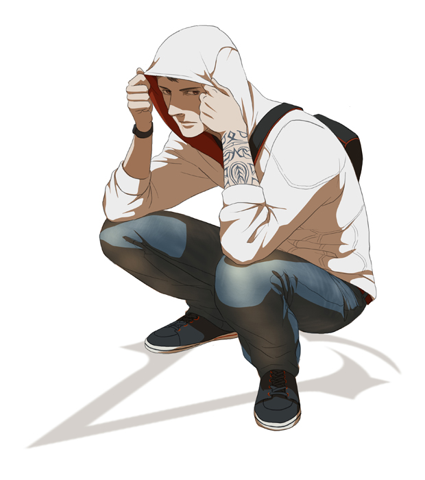 desmond miles (assassin's creed and 1 more) drawn by gb_(doubleleaf)