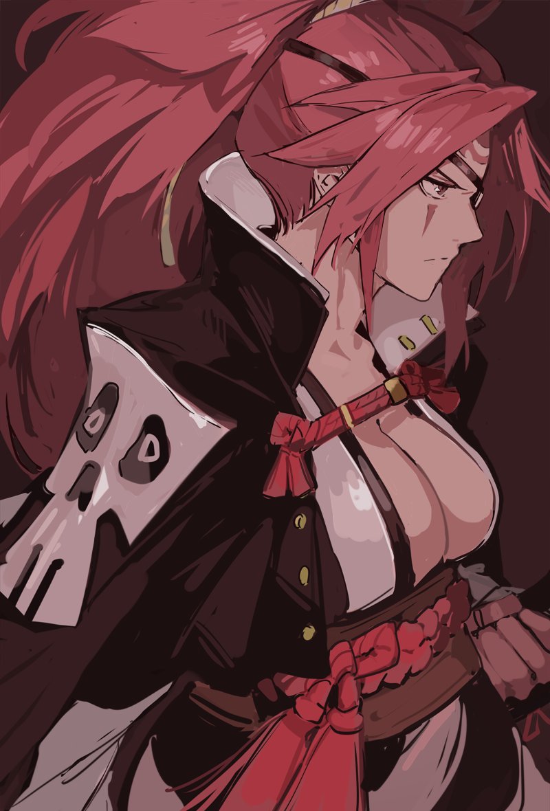 baiken (guilty gear and 1 more) drawn by uncle_rabbit_ii