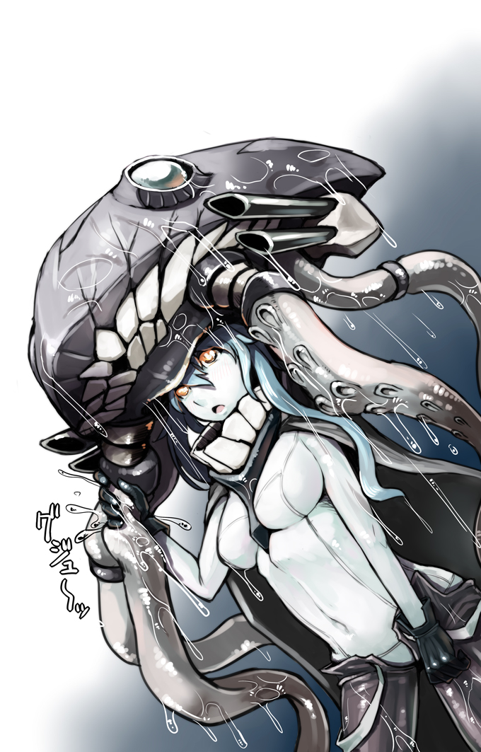 wo-class aircraft carrier (kantai collection) drawn by misonou_hirokichi