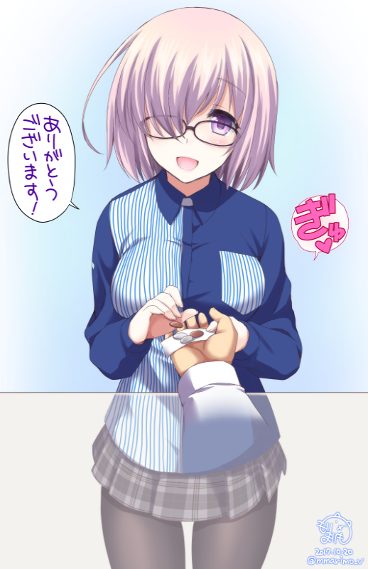 mash kyrielight (fate and 2 more) drawn by mori_marimo