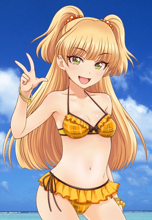 jougasaki rika (idolmaster and 1 more) drawn by fukiko_(oreteki18kin)