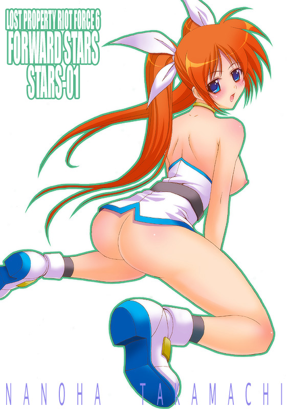 takamachi nanoha (lyrical nanoha and 1 more) drawn by kakogawa_tarou