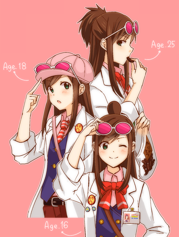 ema skye (ace attorney and 3 more) drawn by kisaragi_ichigo