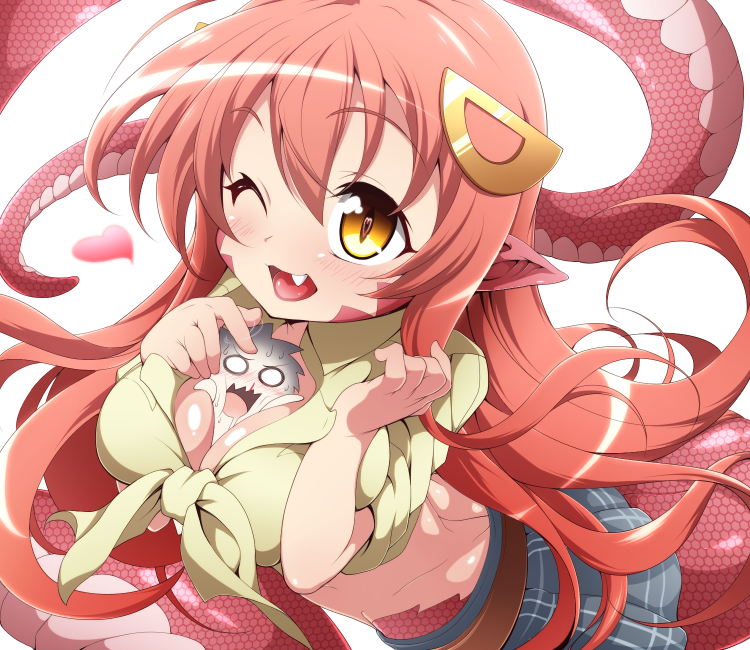 miia and kurusu kimihito (monster musume no iru nichijou) drawn by akasyabotan