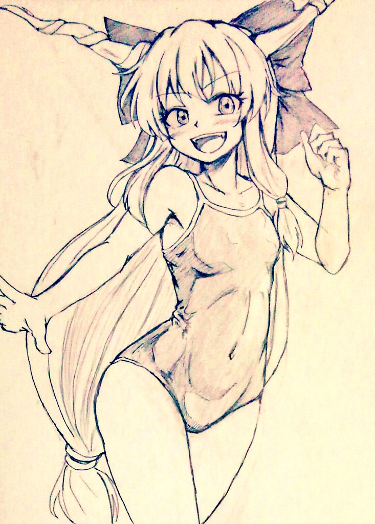 ibuki suika (touhou) drawn by d-m_(dii_emu)