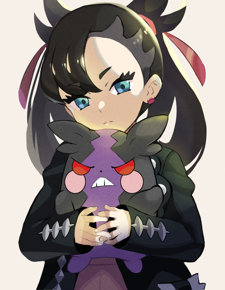 marnie and morpeko (pokemon and 1 more) drawn by beppu_mitsunaka