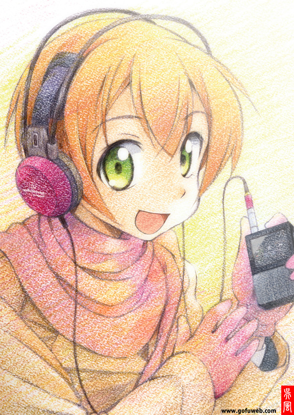 hoshizora rin (love live! and 1 more) drawn by gofu