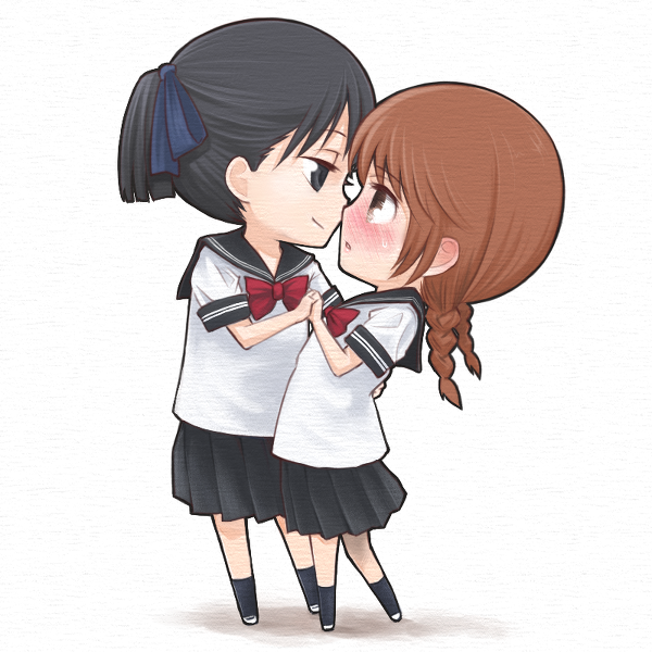 tachiba and narumi abe (kuchibiru tameiki sakurairo) drawn by naraken_(girlfriends)