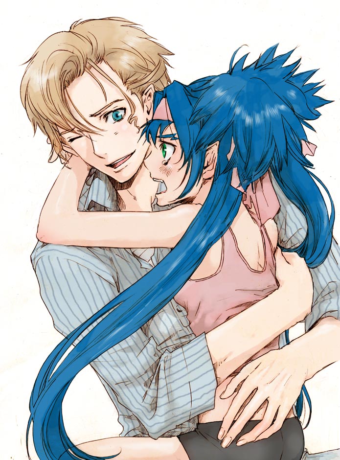 klan klein and mikhail buran (macross and 1 more) drawn by saitou