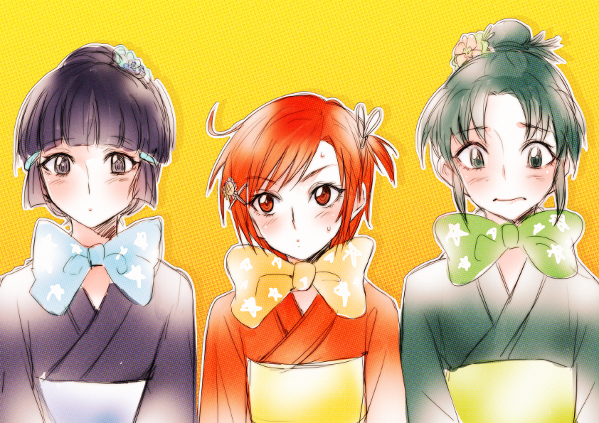 midorikawa nao, aoki reika, and hino akane (precure and 1 more) drawn by tima