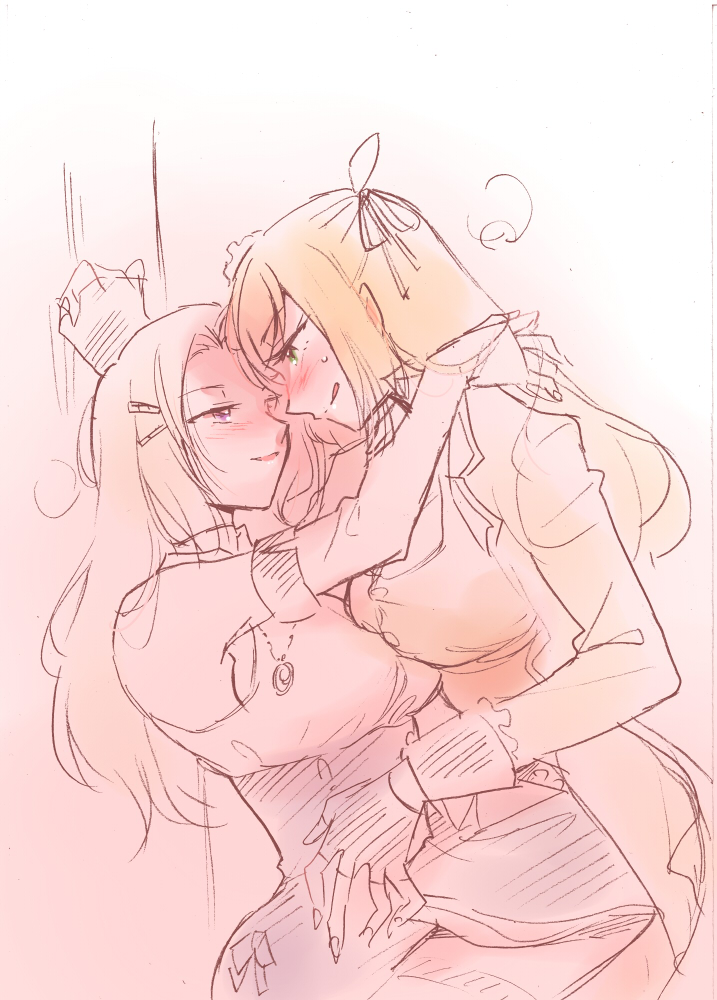 takashima yakumo and akira blanton (assault lily) drawn by santouka