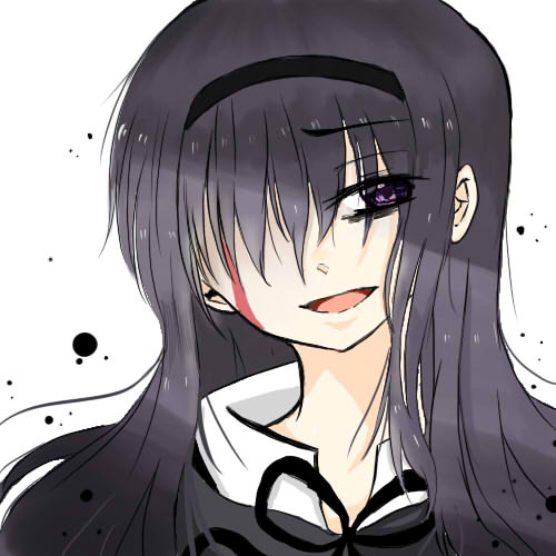 akemi homura (mahou shoujo madoka magica and 1 more) drawn by abllkk
