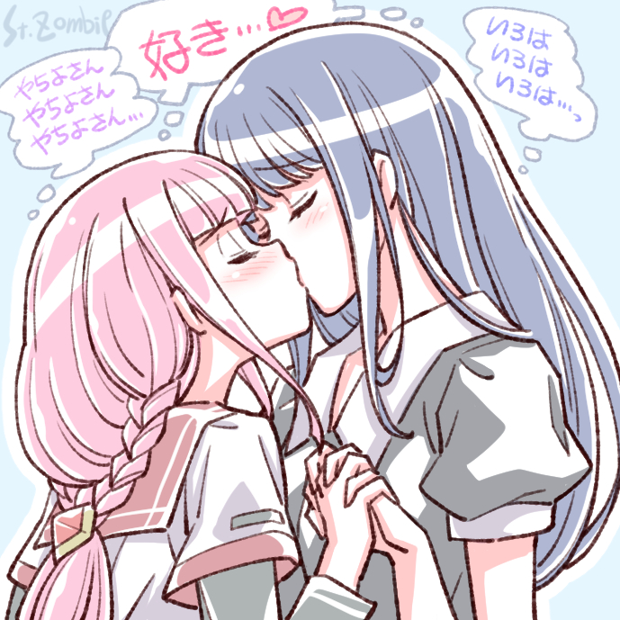 tamaki iroha and nanami yachiyo (mahou shoujo madoka magica and 1 more) drawn by studiozombie