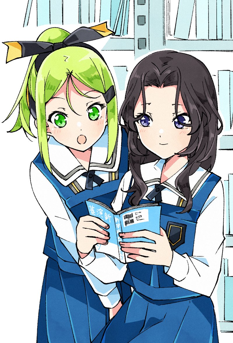 orihara sumika and kiryu touko (22/7) drawn by trefle_r