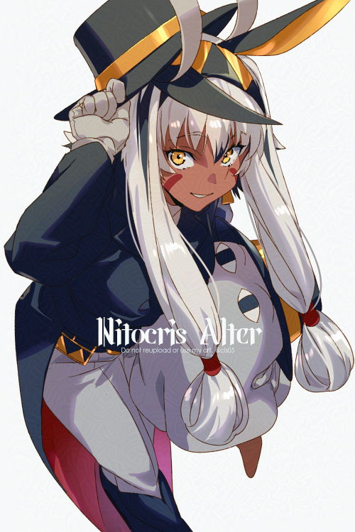 nitocris, medjed, and nitocris alter (fate and 1 more) drawn by echo_(circa)