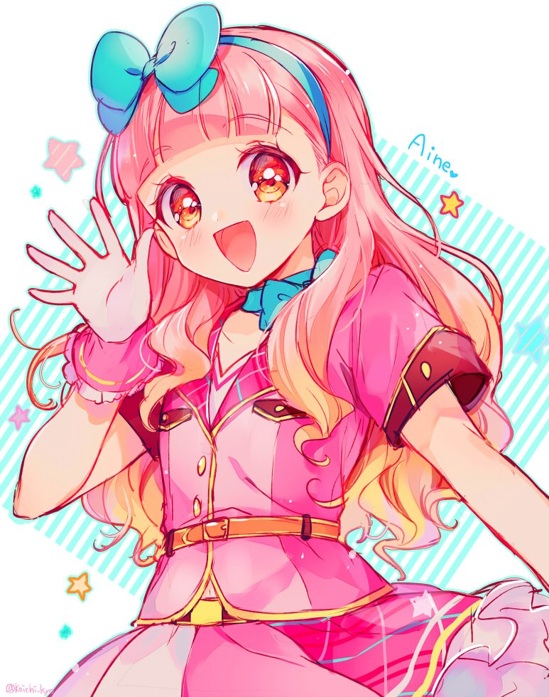 yuki aine (aikatsu! and 1 more) drawn by touyama_soboro