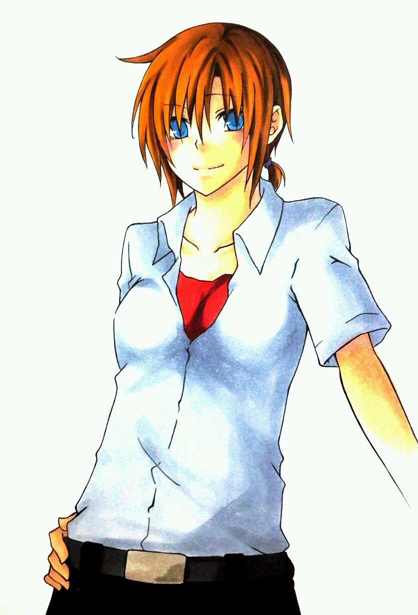 ryuuguu rena (higurashi no naku koro ni) drawn by ginnoturu