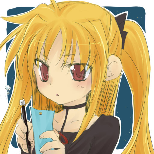 fate testarossa (lyrical nanoha and 1 more) drawn by kajikawa_yahiro