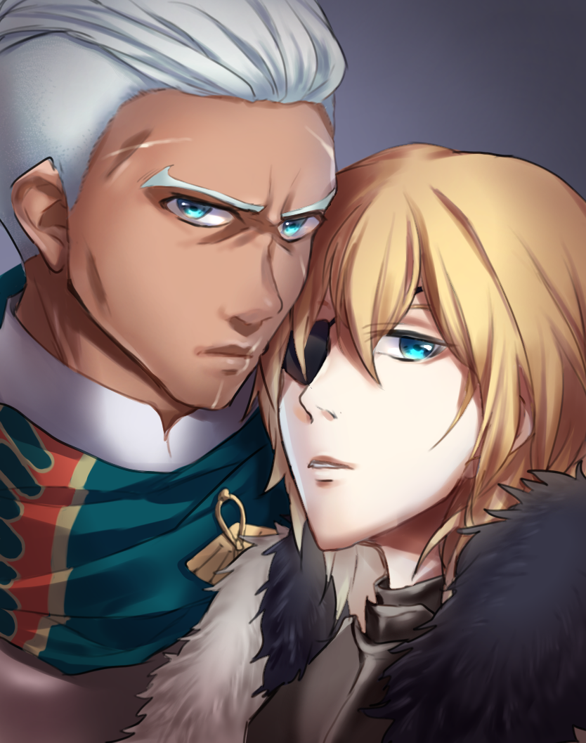 dimitri alexandre blaiddyd and dedue molinaro (fire emblem and 1 more) drawn by yuasaemi