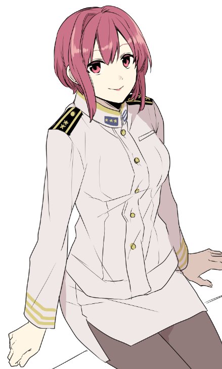 female admiral and admiral minami kazusa (kantai collection) drawn by nagomi_(mokatitk)