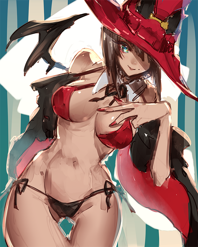 i-no (guilty gear and 1 more) drawn by oro_(sumakaita)