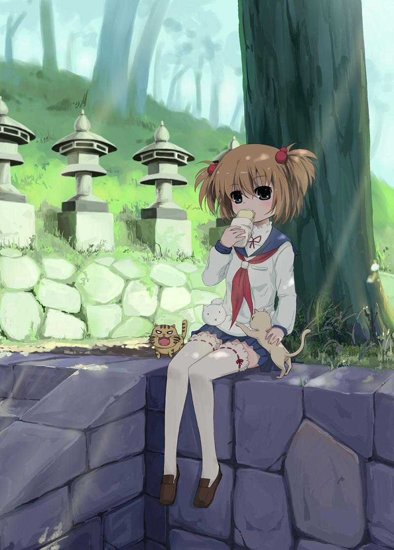 kataoka yuuki, palmtop tiger, and kugimiya rie (saki and 1 more) drawn by zhao_shuwen