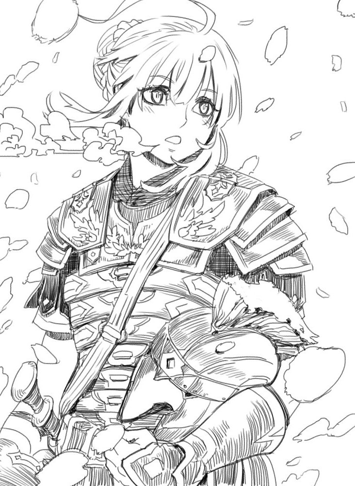 nero claudius (fate and 1 more) drawn by drawfag