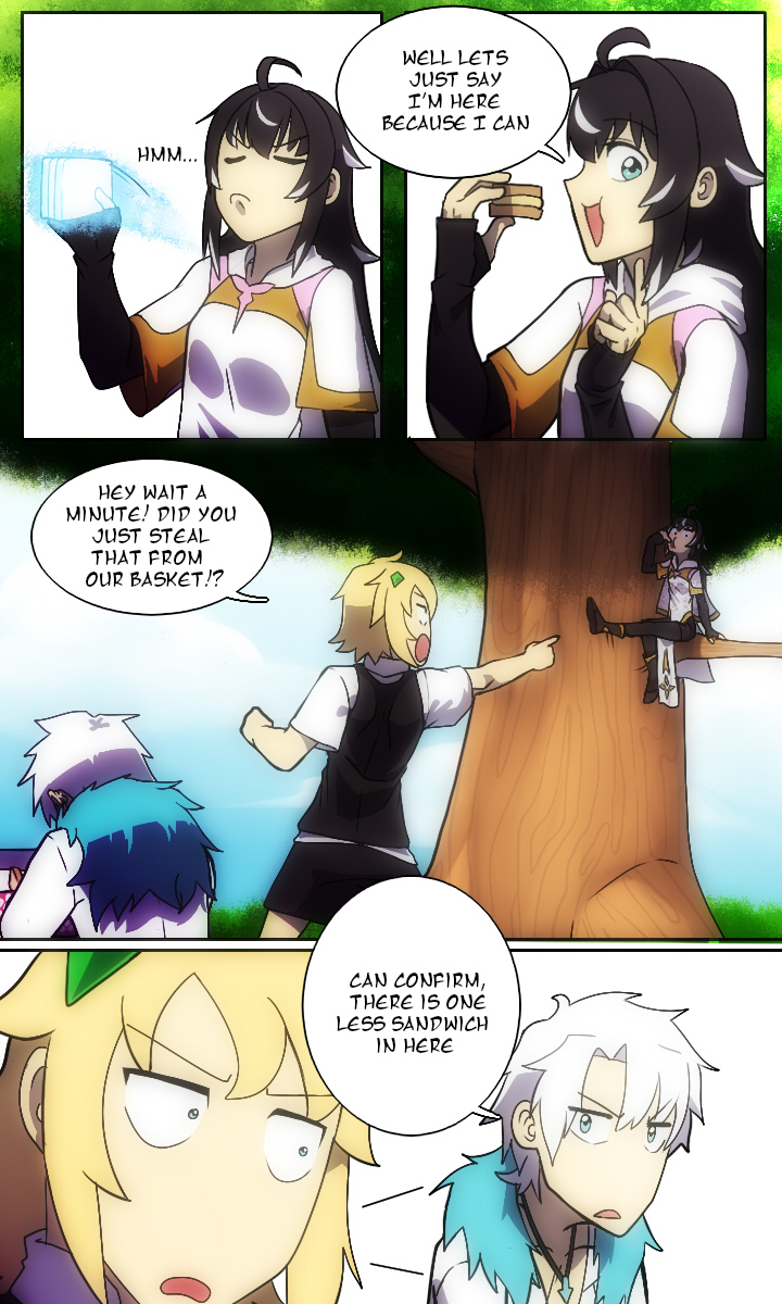 fujimaru myriam, fujimaru nicholas, and fujimaru helena (original and 2 more) drawn by lazyartlazy12