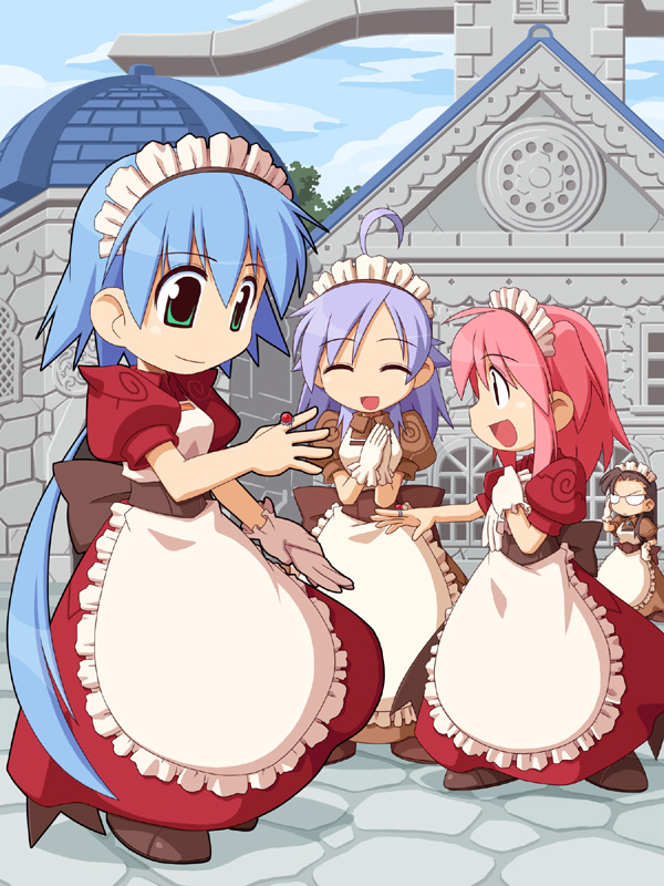 pavianne, leilah, riria, and dorothy (ragnarok online and 1 more) drawn by yuichirou