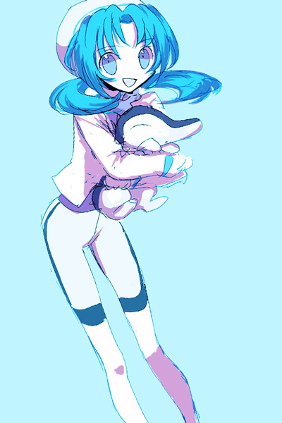kris and cyndaquil (pokemon and 1 more) drawn by alt_(apou)