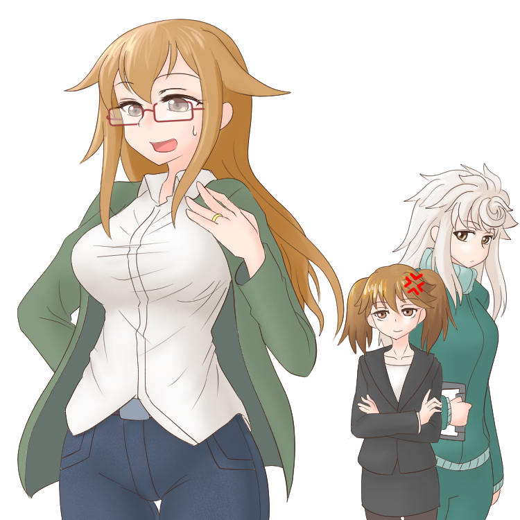 ryuujou, unryuu, and mochizuki (kantai collection) drawn by cypress_(hinokidou)